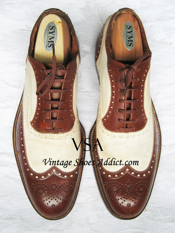 neutrale terug bed Spectator Shoes: Men's Vintage Antique thru Modern Styles